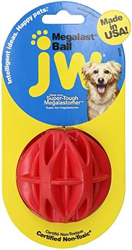 JW Pet Medium Megalast Ball Dog Toy 2-Pack