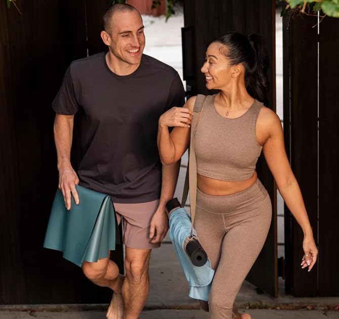 Manduka Yoga Commuter Mat Carrier - Eco-Friendly Cotton, Easy to Carry, Hands-Free, For All Mat Sizes