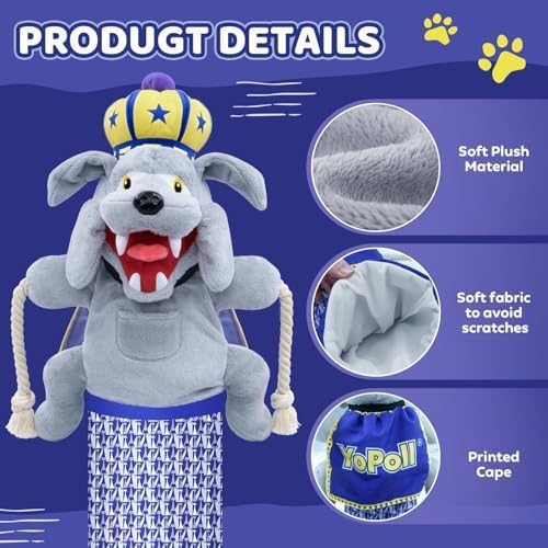 Cat Wrestling Glove, Toy with Sumo Wrestler Hand Puppet, Cat Teaser Catsumo Boredom Busting Training and Exercise Toy for Kittens, Indoor Cats