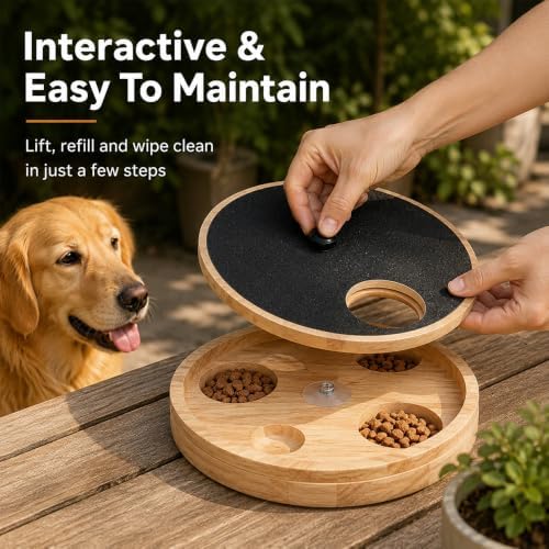 Scratch Pad Treat Dispenser for Dogs, Dog Scratch Pad Treat Dispense