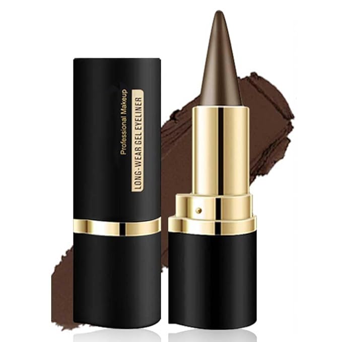 Ultra-Pigmented Brown Eyeliner – delineador de ojos for Bold, Goth-Inspired Looks, Waterproof & Smudge-Proof Formula, Long-Lasting & Intense Color for Dramatic and Smoky Eyes Makeup