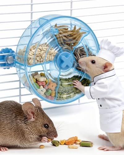 Rotating Rat Foraging Toy, Boosts Mental & Digestive Health