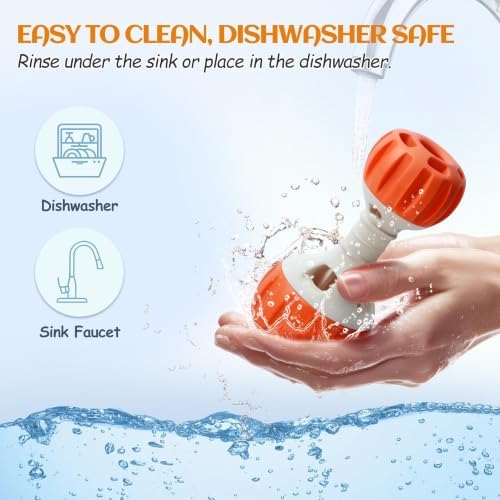 ALL FOR PAWS Dog Frozen Treat Toy, Dog Puzzle Food Ball Toy for Medium Large Dogs, Reusable Treat Dispensing Dog Toys to to Keep Them Busy and Reduces Anxiety, Dog Licking Toy, Easy to Clean