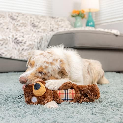 Huxley & Kent Slappies Plush Dog Toy, Beary Styles, Small