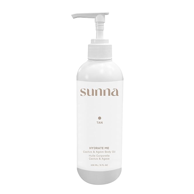 Hydrate Me Cactus & Agave Body Oil With Nourishing Botanicals - Non-Greasy & Fast Absorbing - Organic & Natural Ingredients - Made in Canada - 236ml