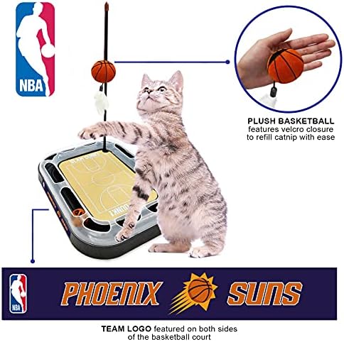 Pets First Phoenix Suns Basketball Cat Scratcher Toy 14 x 11