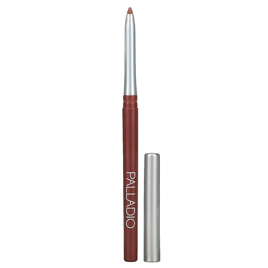 Palladio Retractable Waterproof Lip Liner High Pigmented and Creamy Color Slim Twist Up Smudge Proof Formula with Long Lasting All Day Wear No Sharpener Required, Naked