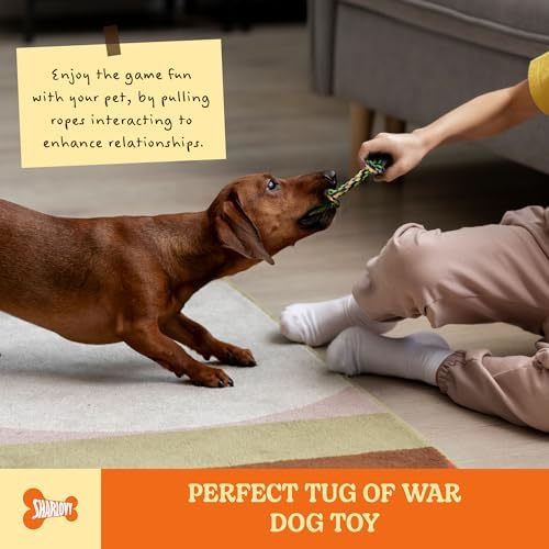 Puppy Teething Toys for Small Dogs, 5 Pack Cotton Puppy Dog Rope Toy