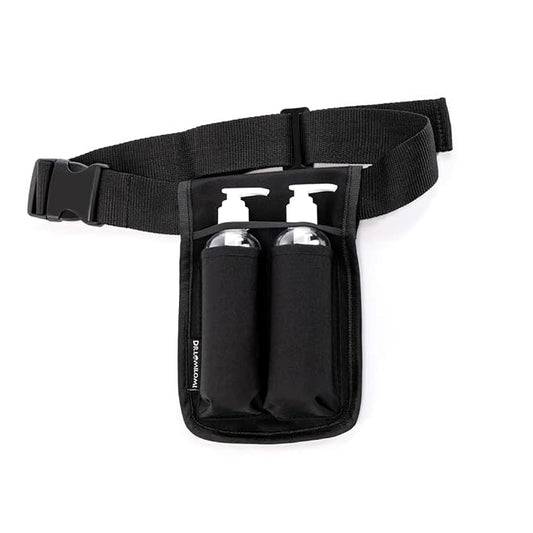 Massage Bottle (8oz) Bag Holster Kit, Adjustable Single Holster for Massage Oil & Massage Lotion (Bottle Included) (Two Bottles (8oz))