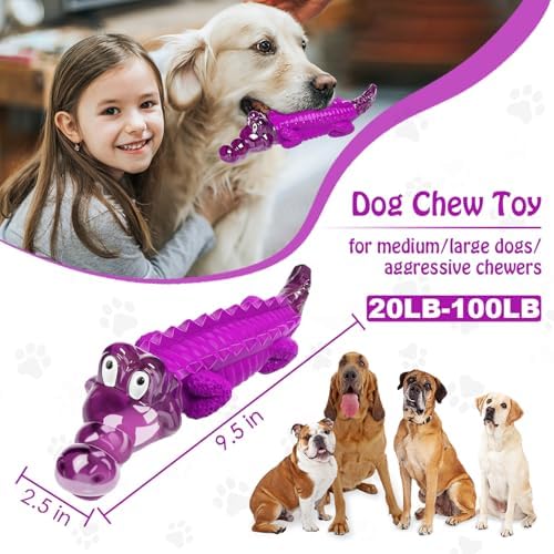 Jeefome Dog Chew Toys for Aggressive Chewers