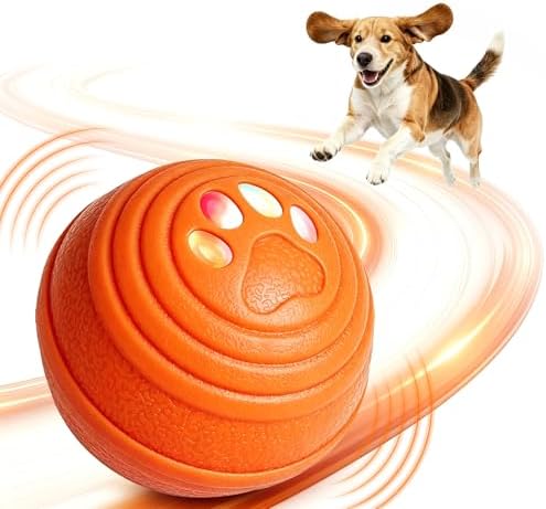 Automatic Interactive Dog Toys Ball with 4 Play Modes for Small Medium Dogs