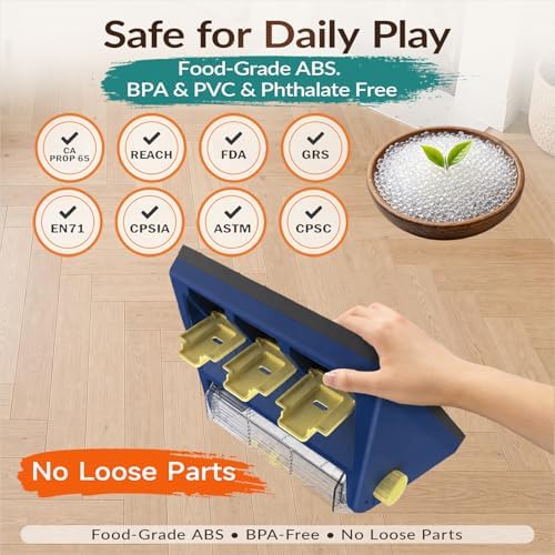KADTC 2-Level Dog Puzzle Toy Rotating Treat Dispenser for Small/Medium Dogs | L. 4-cup capacity. Longer meals. Adjustable food flow. Burn energy. Beat boredom. Build brainpower. Meals become enrichment.