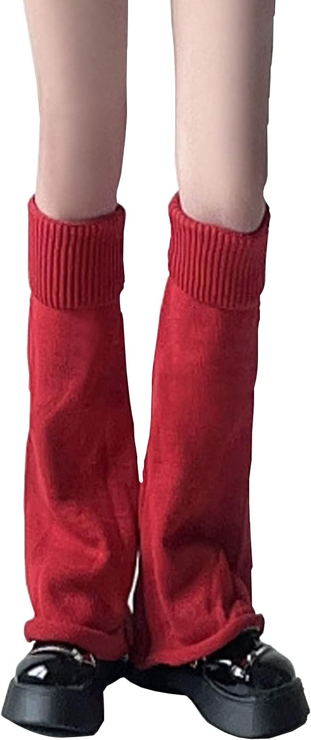 Sexybody Women's Leg Warmers Fashion Knit Warmers Long Socks Cute Y2K Kawaii Japanese Lolita Harajuku Accessories for Girls