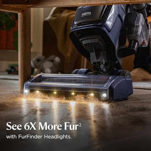 Bissell Pet Hair Eraser DualBrush Upright Vacuum with Two Brush Rolls, DualBrush Self-Cleaning Technology, HEPA Sealed Allergen System, Bright FurFinder Headlights, Lift-Off Pod, 42946