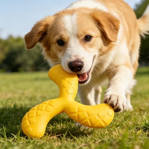 Dart-Shape Dog Chew Toy, Interactive Bite-Resistant Pet Toy