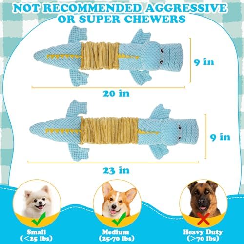 EXPAWLORER Dog Squeaky Toys,Puppy to Keep Them Busy Training