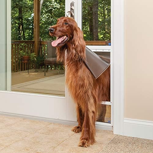 PetSafe Sliding Glass Pet Door, 1 Piece, Large-Tall Dogs to 130 lb, White