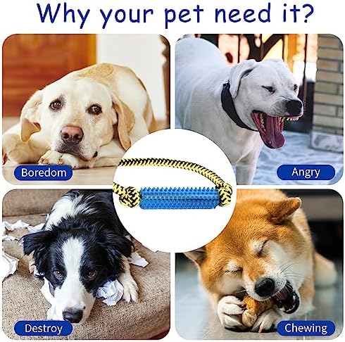 Interactive Dog Toys，Crate Training Aids for Puppies，Red