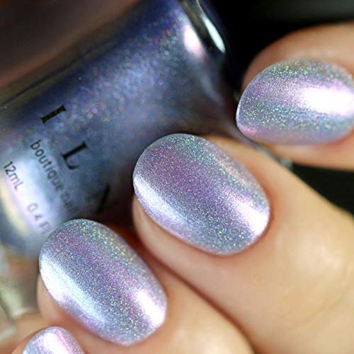 ILNP On Repeat - Icy Blue Holographic Shimmer Nail Polish