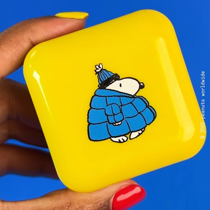 Starface Hydro-Star Big Snoopy Blue Puffer Compact Kit, Absorb Fluid and Reduce Redness, Vegan and Cruelty-Free Skincare (32 Count)