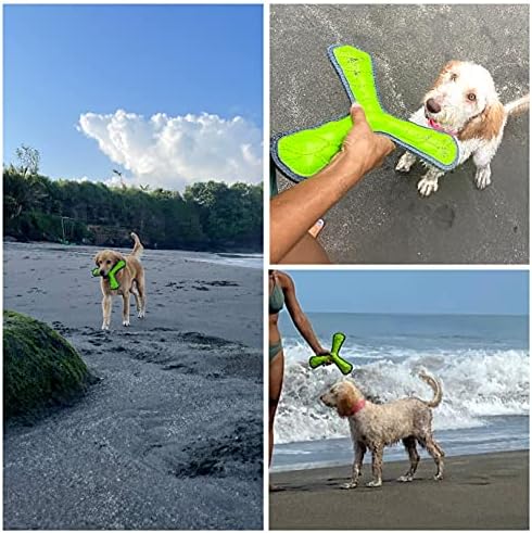 Tuff Pupper SuperChewy Tough Floating Dog Water Toy Strong Natural Rubber | Great Dog Fetch Toy | Pool Swimming Toys for Puppy| Durable Training Toys for Non-Aggressive Chewers