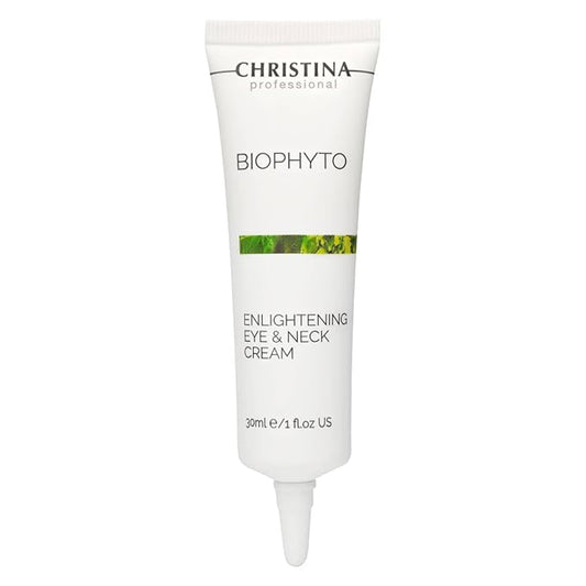 -CHRISTINA- Bio Phyto Enlightening Eye and Neck Cream with Vitamin E | Under Eye Cream with Gentle Hydration and Rejuvenating Effect for All Skin Types 30ml