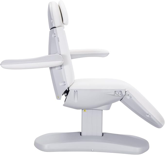 DERMALOGIC Massimo Electric Spa Treatment Table 4 Motors Massage Bed, Spa Resort Salon Tattoo Equipment, White