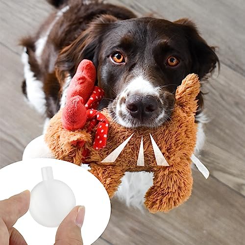 yuntop 50pcs Squeakers for Dog Toys, 30 mm Noise Maker Insert Replacement for Pet Supply Cat Toys