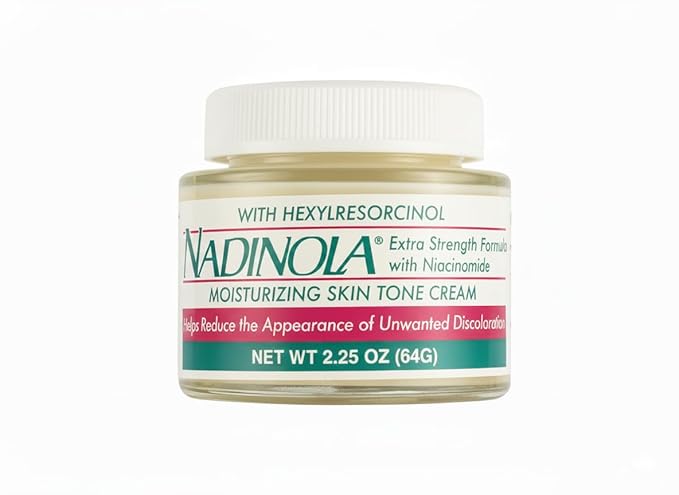 Nadinola Moisturizing Skin Tone Cream with Niacinamide and Hexylresorcinol 2.25 Oz