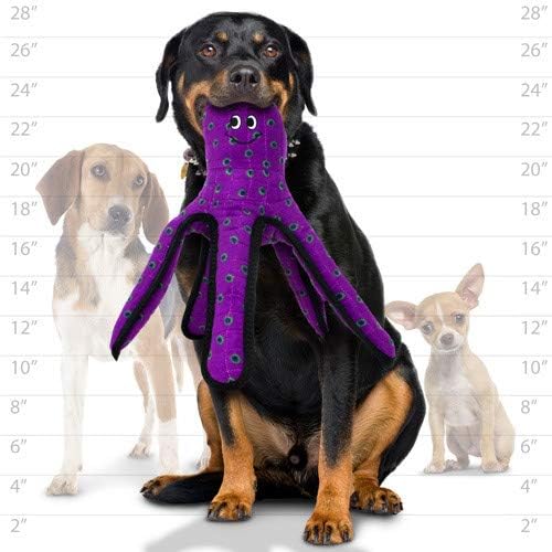 TUFFY® - 2 Pack Original : Octopus Dog Toy : : Ultra Durable Plush Toy with Multiple Layers & Reinforced Seams, Washable and Floats, Original Construction