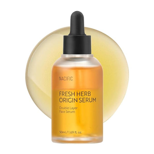 NACIFIC Fresh Herb Origin Serum – Double Layer Bi-Phase Face Serum with GD 7 Complex for Oily & Combination Skin – Vegan, Gentle, Hydrating Vitamin & Botanical Oil Formula – 50ml / 1.69 fl.oz