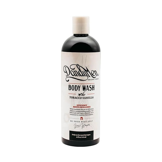 DandyMen Hydrating Bodywash for Men – 16oz (1-pack, Tobacco Vanilla)
