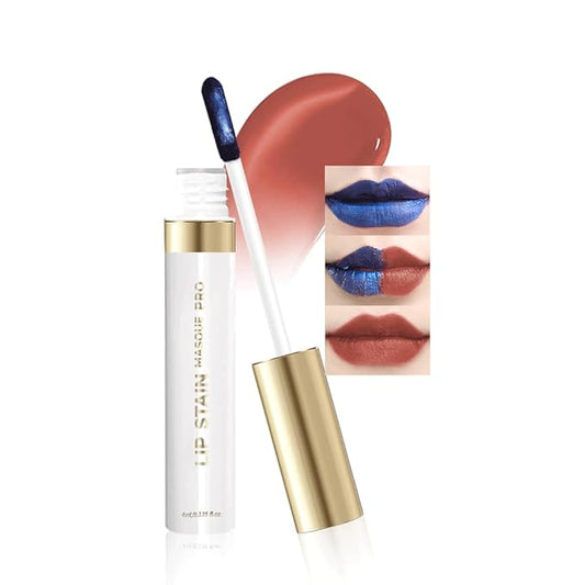 Lip Liner - Peel Off Lip Stain | Long Lasting Matte Lip Tattoo | Transfer Proof, Hydrating Formula with Hyaluronic Acid & Vitamin E | Vegan & Cruelty-Free | for All Skin Types(4# ‌Tawny)