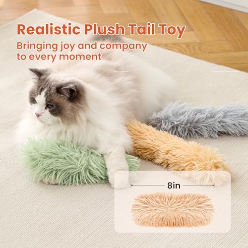 Cat Toys, 3 Pack Crinkle Catnip Pillow Toys for Indoor Cats