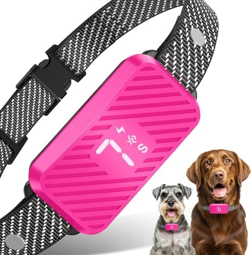 Dog Bark Collar for Large Medium Small Dogs, Effective No-Bark Collar, Smart Barking Collar, 2026 Upgraded Bark Collar with 7 Sensitivity, 3 Modes, Ballet Pink