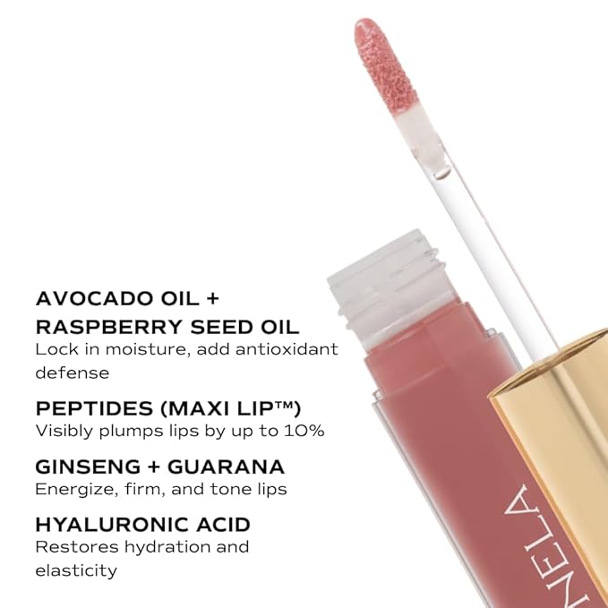 Your Best Self Peptide Hydrating Lip Gloss - Dusty Rose - Be Daring