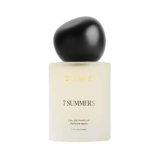 DIME Beauty 7 Summers Perfume for Women, 1.7 oz / 50 ml - Sweet Floral Scent, Clean Fragrance Eau de Toilette, Hypoallergenic