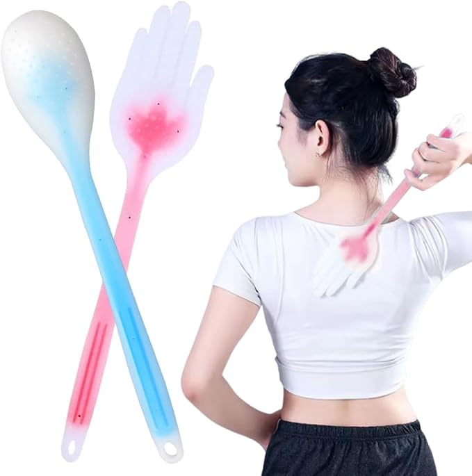 OULIGET Body Massage Stick Body Meridians Pat Massager,Manual Massage Hammer for Sore Muscles Back Shoulders Neck Legs,2 Pieces