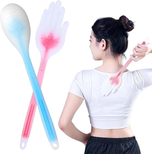 OULIGET Body Massage Stick Body Meridians Pat Massager,Manual Massage Hammer for Sore Muscles Back Shoulders Neck Legs,2 Pieces
