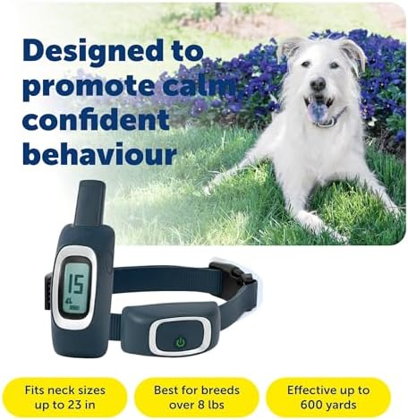 PetSafe 600 Yard Lite Remote Training Collar Smaller Version for Small or Medium Dogs Choose from Tone, Vibration, or 15 Levels of Static Stimulation Medium Range for Training Off Leash Dogs