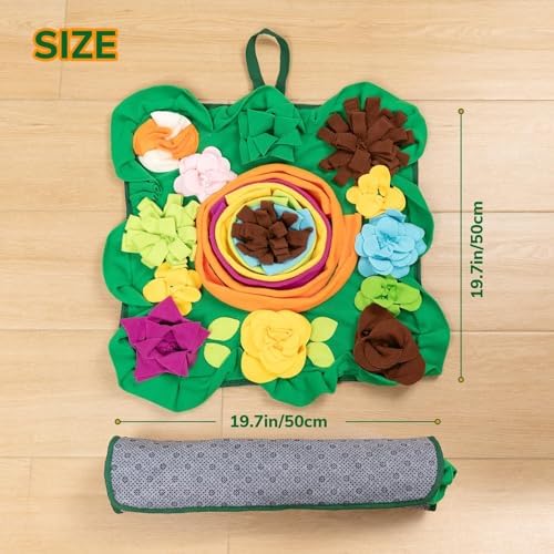 Snuffle Mat for Dogs -Interactive Dog Toys to Keep Them Busy | Puppy Puzzle Slow Feeder Treat| Dog Lick Mat Enhancement