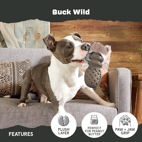 BarkBox Buck Wild Super Chewer Dog Toy - for Medium to Large Dogs