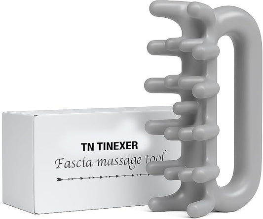 Fascia Massage Tool Trigger Point Massage Tools Anti Blaster for Cellulite Massager Tool Reaching Deep Myofascial Tissue Throughout The Body Release Muscle Knot Reduction (Gray)