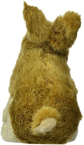 Hyper Pet Wildlife Critters Rabbit Plush Dog Toy with Squeaker, Brown