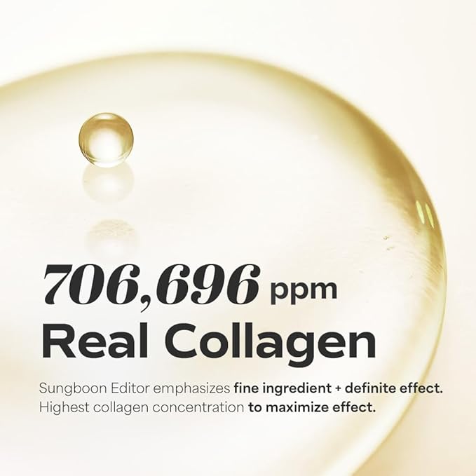 SUNGBOON EDITOR Deep Collagen Melting Patch | Collagen & Glutathione, Hydrating Patch, Firm-Looking Skin for Fine Line Care, Spot Care, Collagen Patches, Eye Area Care Patch, Korean Skincare,1.13 oz