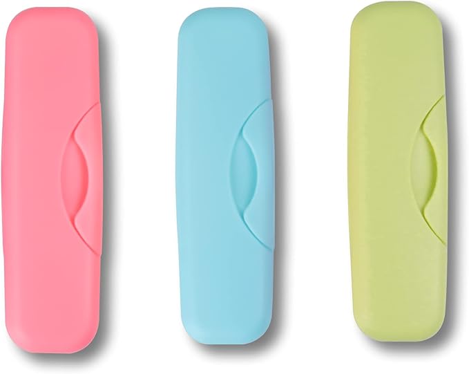 Tampon Storage Bag,Plastic Tampon Organizer Bag Pack of 3 Small Pouch for Feminine Products 6 * 2 * 1inches Portable Period Bags for Women,Ladies,Girls