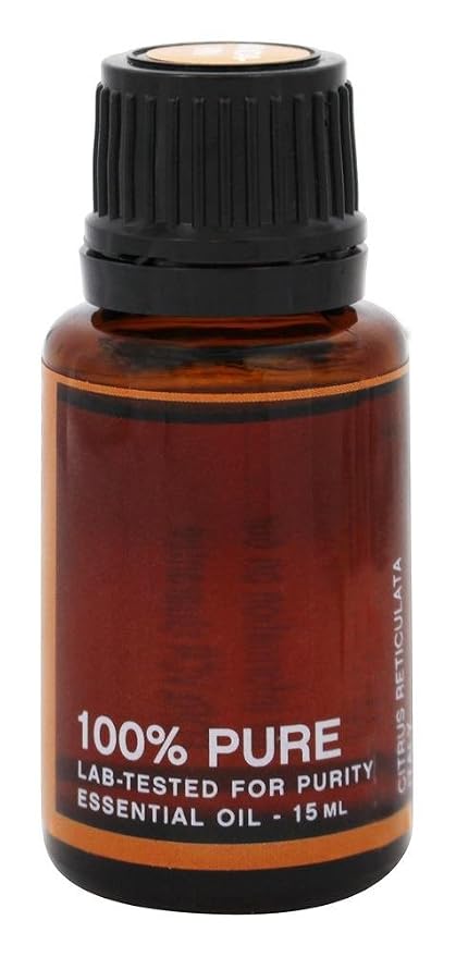 Nature's Fusions Mandarin, 100% Pure and Natural Essential Oils, Undiluted, Therapeutic Grade for Aromatherapy and Topical Use, .5 Fl Oz (Pack of 1) (15 mL)