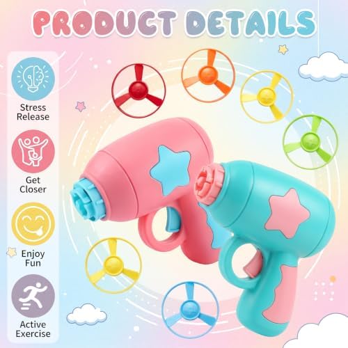 12PCS Cat Fetch Launcher Flying Propellers