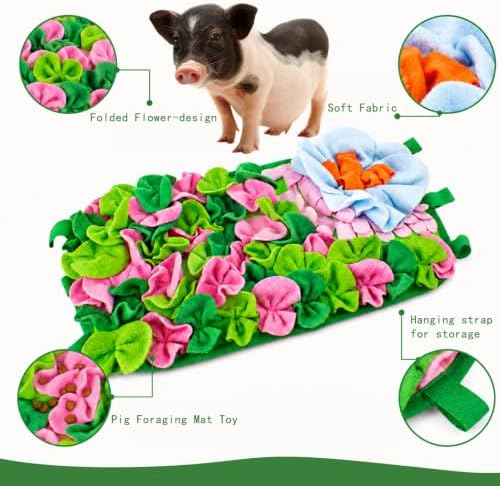 Pig Foraging Mat, Interactive Mini Pigs Enrichment Toys