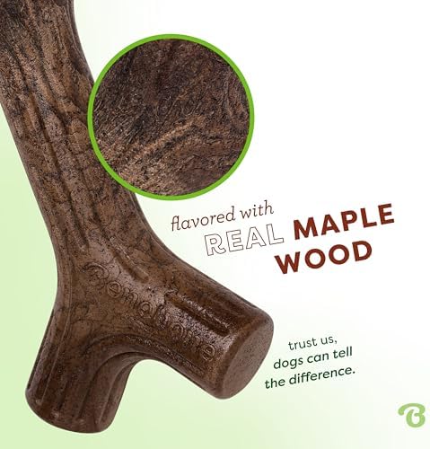 Benebone Maplestick Real Wood Durable Dog Chew Toy, Small